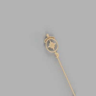 Gậy khuấy nước uống độc đáo với charm trang trí in 3D
