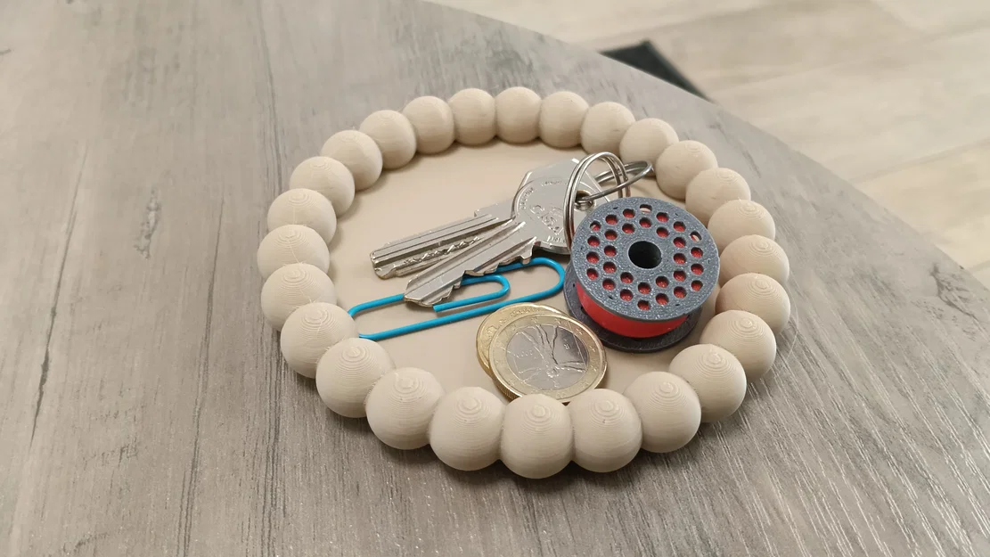 Khay đựng đồ Valet Tray hình tròn in 3D tinh tế - Image 2