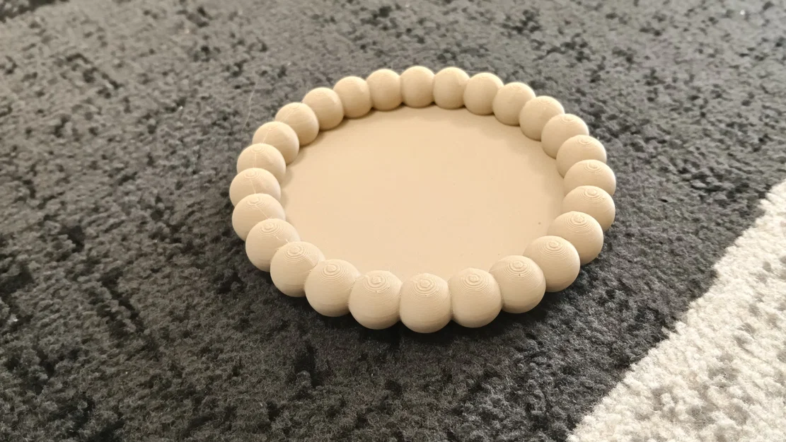Khay đựng đồ Valet Tray hình tròn in 3D tinh tế - Image 3