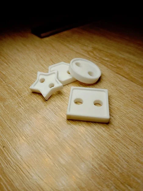 Bộ sưu tập cúc áo 3D đa hình dạng cho trang phục tự thiết kế - Image 1