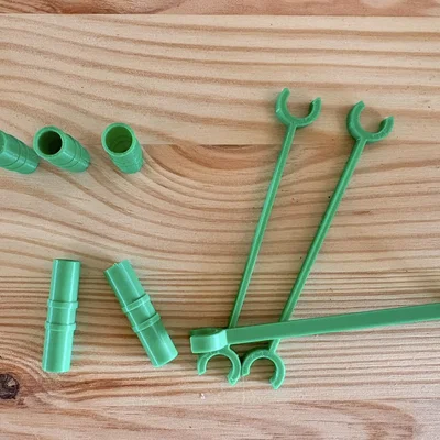 Bộ khớp nối lắp ghép giàn leo cây bằng đũa