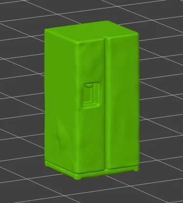 Mô hình tủ lạnh hai cánh 3D - Thiết kế trang trí cực xinh - Image 1