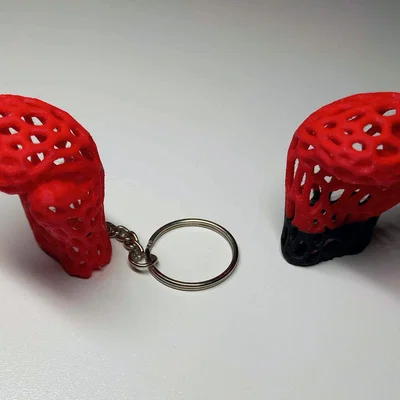 Găng tay boxing nhỏ thiết kế Voronoi