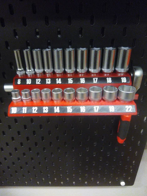 Giá đỡ đầu khẩu (socket) Biltema cho bảng Skadis - Image 1