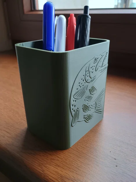 Hộp đựng bút họa tiết cá độc đáo cho người yêu câu cá (Krabička na propisky) - Image 2