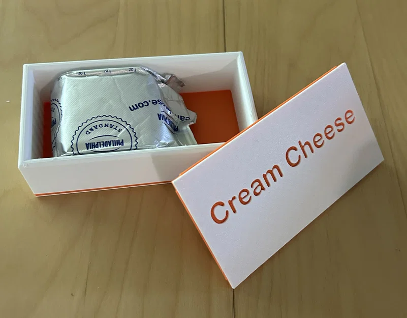 Hộp đựng phô mai Cream Cheese (8oz) in 3D tiện lợi - Image 1