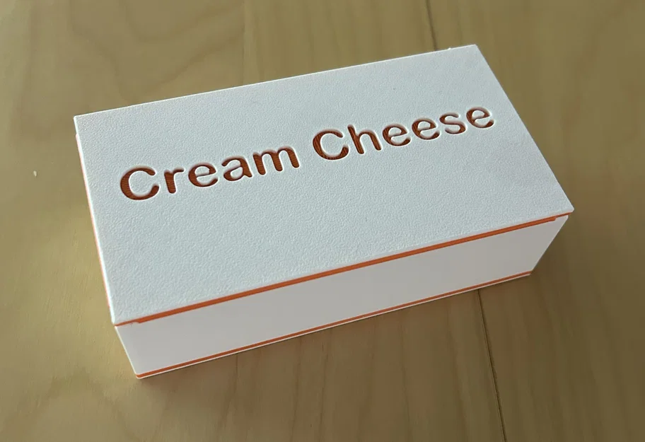 Hộp đựng phô mai Cream Cheese (8oz) in 3D tiện lợi - Image 2