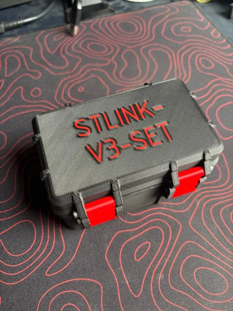 Hộp đựng cứng cáp cho STlinkV3-SET kèm ngăn chứa cáp - Image 2