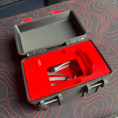 Hộp đựng cứng cáp cho STlinkV3-SET kèm ngăn chứa cáp