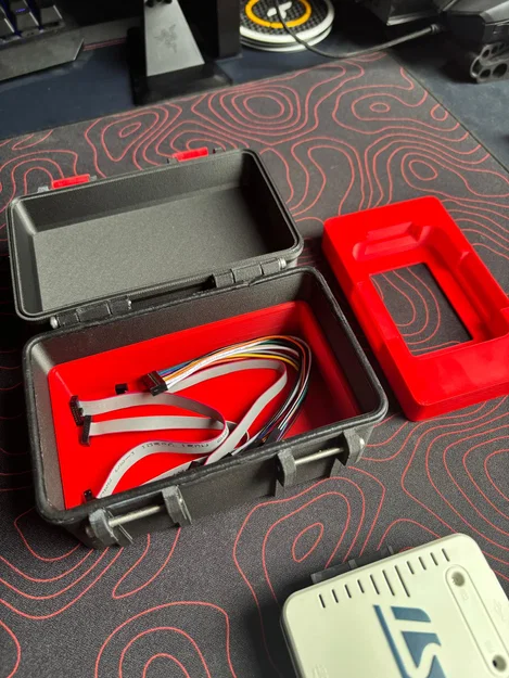 Hộp đựng cứng cáp cho STlinkV3-SET kèm ngăn chứa cáp - Image 4
