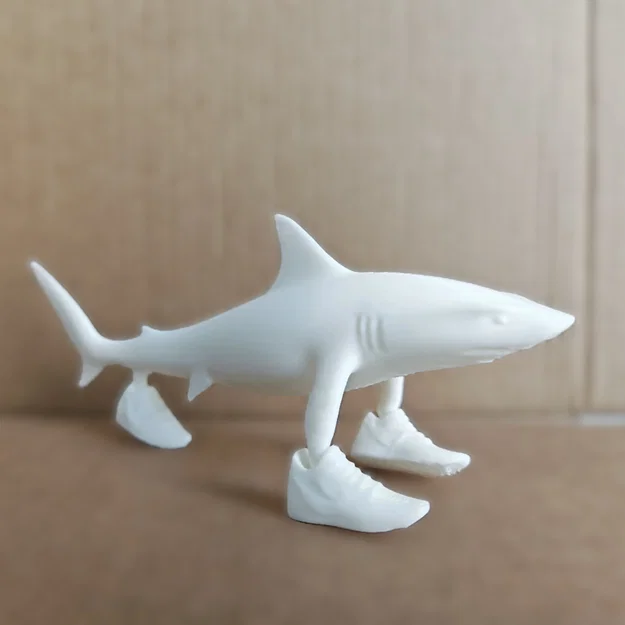 Mô hình 3D cá mập Trallalero Trallallà - Image 3