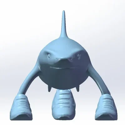 Mô hình 3D cá mập Trallalero Trallallà
