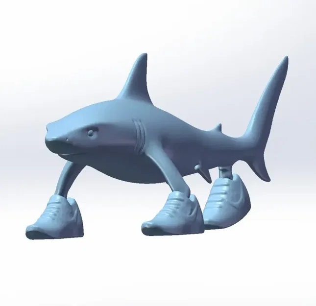 Mô hình 3D cá mập Trallalero Trallallà - Image 6