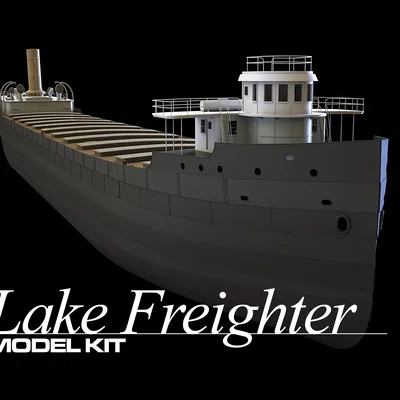 Mô hình tàu chở hàng Great Lakes những năm 1900