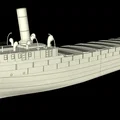 Mô hình tàu chở hàng Great Lakes những năm 1900 - Thumbnail 2