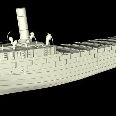 Mô hình tàu chở hàng Great Lakes những năm 1900