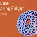 Đồ chơi xoay Double Bearing Fidget in 3D siêu mượt mà - Thumbnail 1