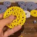 Đồ chơi xoay Double Bearing Fidget in 3D siêu mượt mà - Thumbnail 2