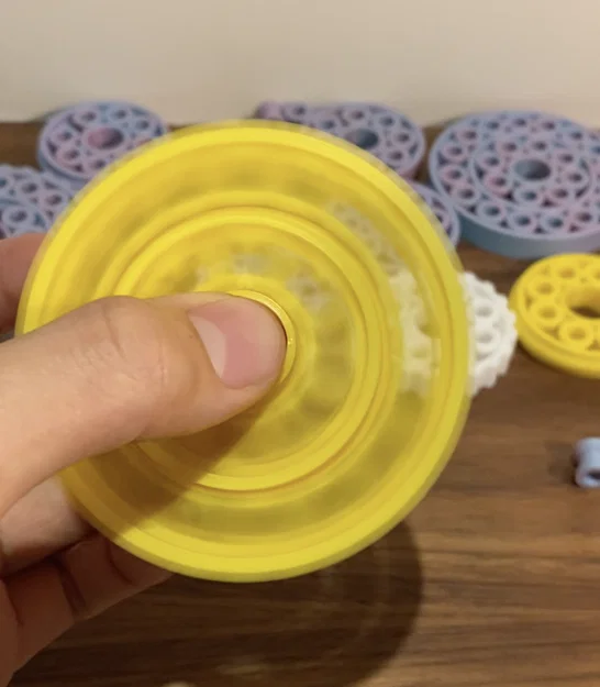 Đồ chơi xoay Double Bearing Fidget in 3D siêu mượt mà - Image 3