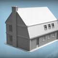 Nhà gỗ Bắc Âu – Tỷ lệ H0 & N (Cabin đỏ Scandinavia) - Thumbnail 3