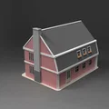 Nhà gỗ Bắc Âu – Tỷ lệ H0 & N (Cabin đỏ Scandinavia) - Thumbnail 7