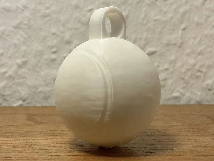 Móc khóa trái banh tennis (Tennis Ball Keychain) in 3D siêu đẹp - Image 3