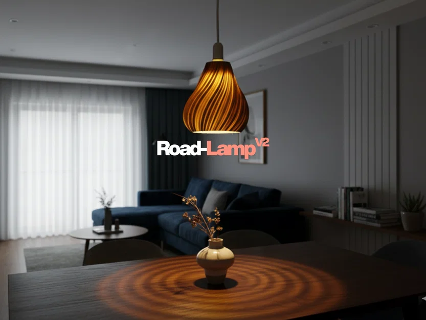 Đèn Thả Trần Road Lamp V2 - Thiết kế nghệ thuật xoắn ốc độc đáo - Image 1