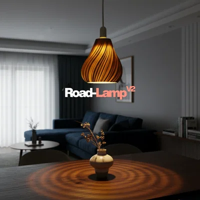 Đèn Thả Trần Road Lamp V2 - Thiết kế nghệ thuật xoắn ốc độc đáo