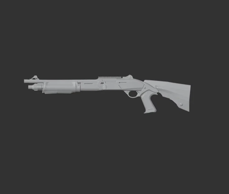 Mô hình 3D Benelli M3 - Image 2