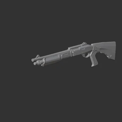 Mô hình 3D Benelli M3