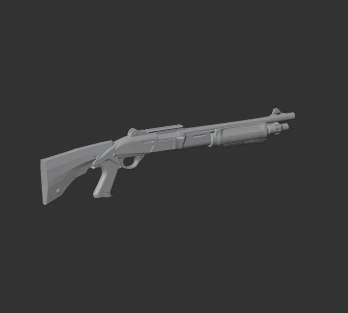 Mô hình 3D Benelli M3 - Image 4