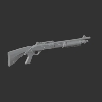 Mô hình 3D Benelli M3