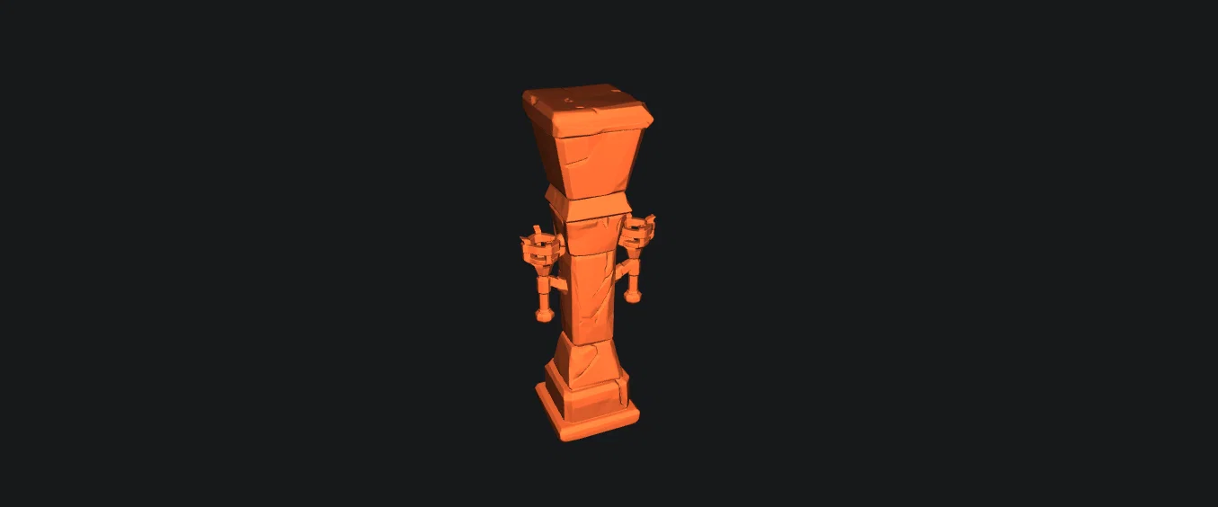 Mô Hình Cột Đá Dungeon Pillar Cho Sa Bàn TTRPG Và D&D - Image 1