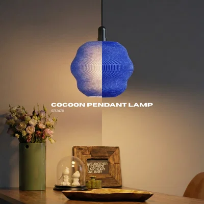Đèn treo Cocoon | Mẫu đèn thả trần họa tiết hiện đại