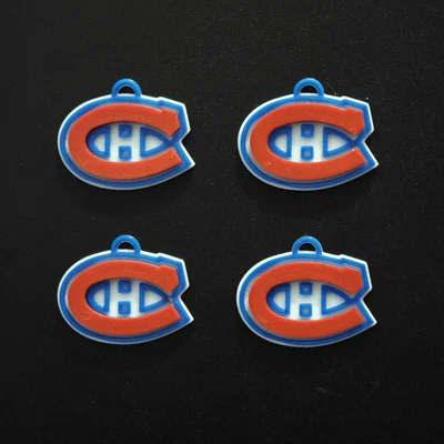 Logo Montreal Canadiens "Habs" - Có tùy chọn làm khuyên tai hoặc móc khóa