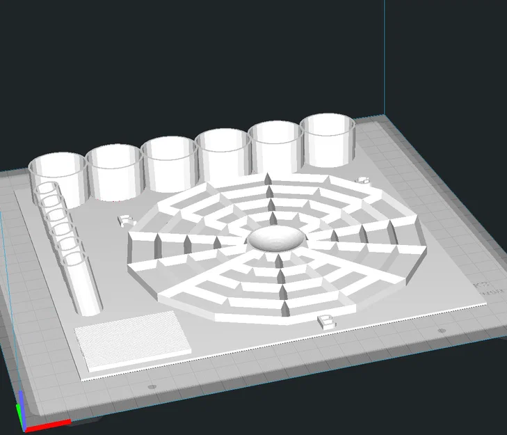 Trạm Pha Màu và Giá Đỡ Cọ Vẽ 3D Cho Dân Chơi Mô Hình - Image 1