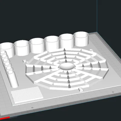 Trạm Pha Màu và Giá Đỡ Cọ Vẽ 3D Cho Dân Chơi Mô Hình