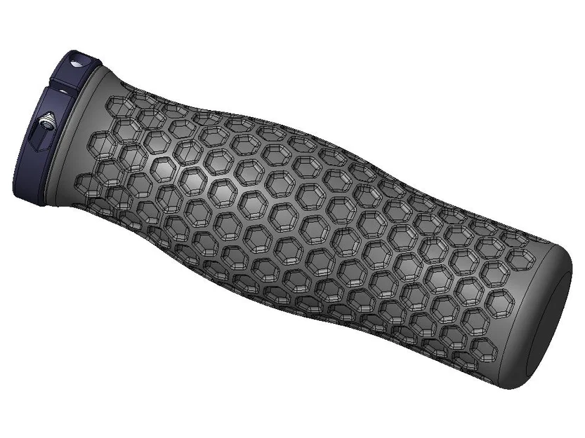 Tay nắm xe đạp công thái học 3D in với TPU và PETG cực êm - Image 1