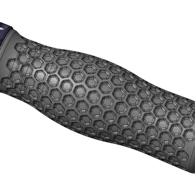 Tay nắm xe đạp công thái học 3D in với TPU và PETG cực êm