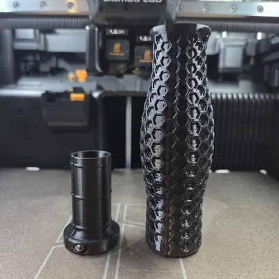 Tay nắm xe đạp công thái học 3D in với TPU và PETG cực êm