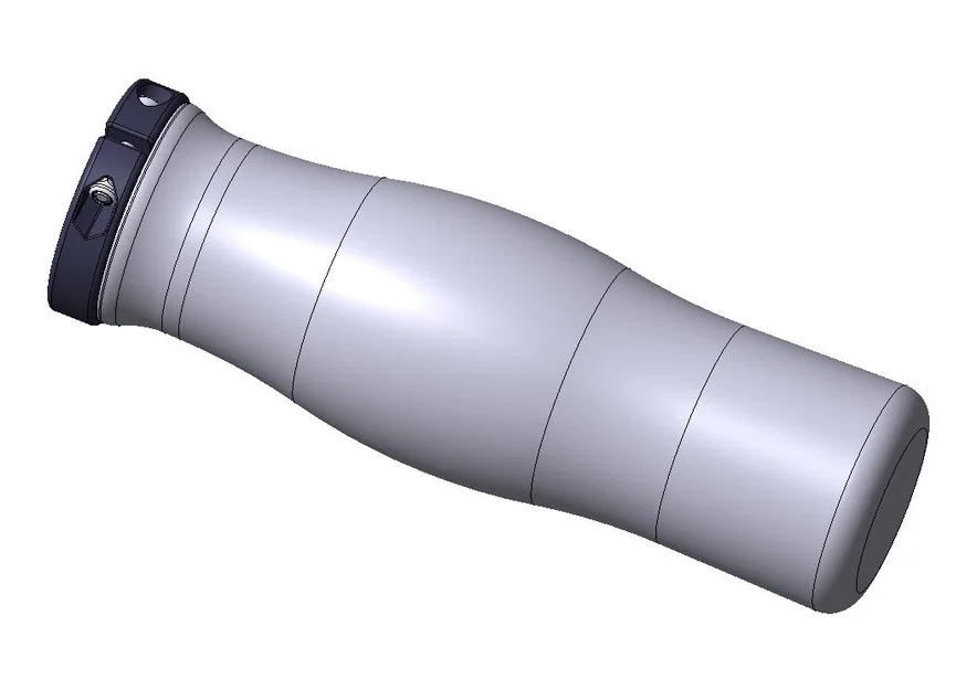 Tay nắm xe đạp công thái học 3D in với TPU và PETG cực êm - Image 5