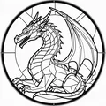 Rồng Kính Màu (Stained Glass Dragon) - Bản in cho Bambu AMS - Thumbnail 2