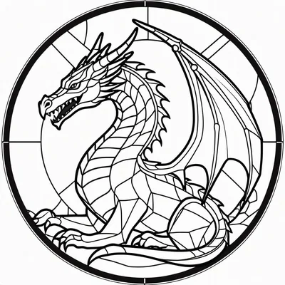 Rồng Kính Màu (Stained Glass Dragon) - Bản in cho Bambu AMS