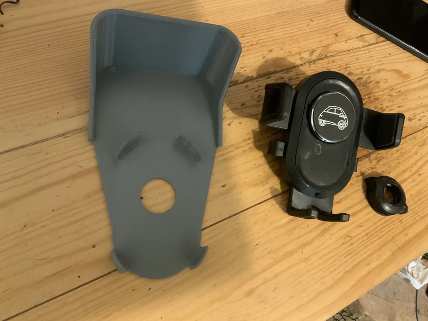 Mái che nắng cho giá đỡ điện thoại trên xe Microlino - Image 3