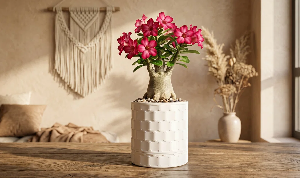 Hũ đựng đồ Modern Dotted White tinh tế - Image 1