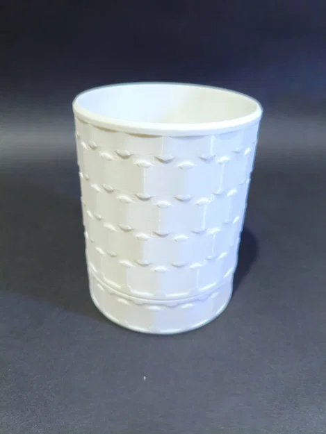 Hũ đựng đồ Modern Dotted White tinh tế - Image 2