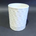 Hũ đựng đồ Modern Dotted White tinh tế - Thumbnail 2