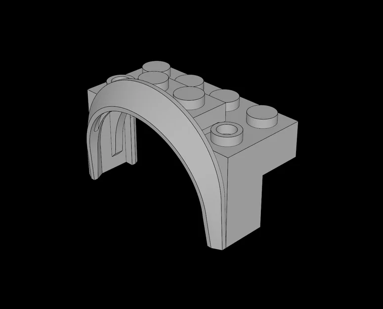 Chắn bùn xe lắp ráp tương thích Lego 3D (4x2.5x2) - Image 1