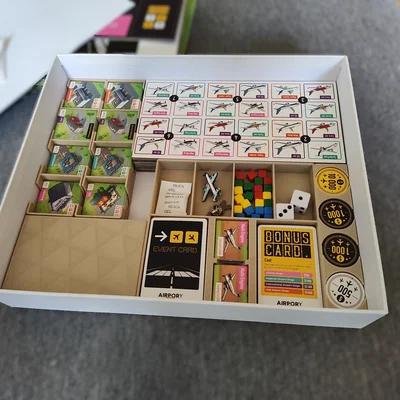 Airport Empire - Bộ insert cho board game kèm bản mở rộng 3-4 người chơi