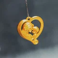 Mặt dây chuyền hình trái tim Mẹ & Bé - Thumbnail 1
